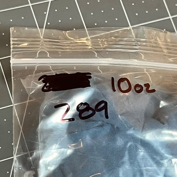 Melissa Paige Blue Crochet Sleeve Women's Blouse L Viscose Business Academia - Picture 9 of 9